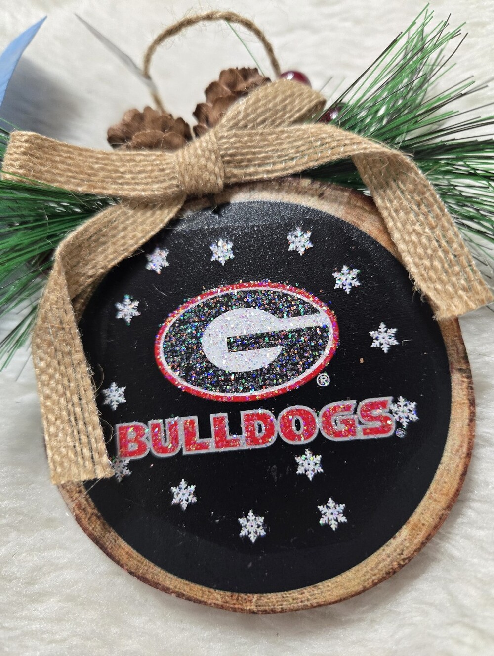 Foco Georgia Bulldogs 4 Piece Ornament Bundle NWT - Picture 2 of 7